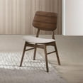 thumbnail image 3 of New Classic Furniture Oscar Oval Back Dining Chairs, Walnut (Set of 2), 3 of 9