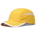 thumbnail image 5 of Two-Tone Quick-Dry Baseball Cap, Adjustable Outdoor Sun Hat for Sports Running, Hiking, and Cycling, Breathable Unisex Sport Hat for Men and Women Yellow, 5 of 5