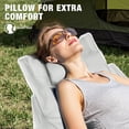 thumbnail image 2 of BOSSIN Portable Oversized Rocking Camping Chair for Adults,Outdoor Folding Chair with Storage Bag & Cup Holder, 2 of 7