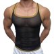 thumbnail image 2 of pstuiky Camiseta sin mangas para hombre, Camiseta informal de verano para hombre, de color liso, sin mangas, con cuello redondo Tops elegantes para mujer l, 2 of 9