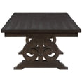 thumbnail image 3 of Pemberly Row Rectangular Wooden Dining Table with Leaf in Rustic Walnut, 3 of 4