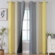 thumbnail image 1 of Cortinas Estelar Textiler 107x213 cm Amarillo Gris Opacas, 1 of 9