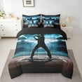 thumbnail image 2 of Homewish Baseball Print Boy Bedding Comforter Set 7-Piece,Ball Game King Bedding Sets,Sport Gamer Ultra Soft Bed Sheets,Breathable Home Decor,Reversible, 2 of 8