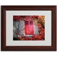 thumbnail image 2 of Trademark Fine Art "Red Windowpane" Canvas Art by Philippe Sainte-Laudy, Wood Frame, 2 of 3