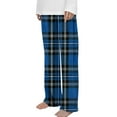 thumbnail image 2 of ATOGUTA Girls Fleece Pants Flannel Long Plaid PJ Bottoms Boys Lounge Pants with Pockets Size 2T-14, Multicolor, 2 of 5