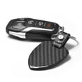 thumbnail image 4 of iPick Image for Jeep in Red Real Black Carbon Fiber Large Shield-Style Key Chain, Official Licensed, 4 of 5