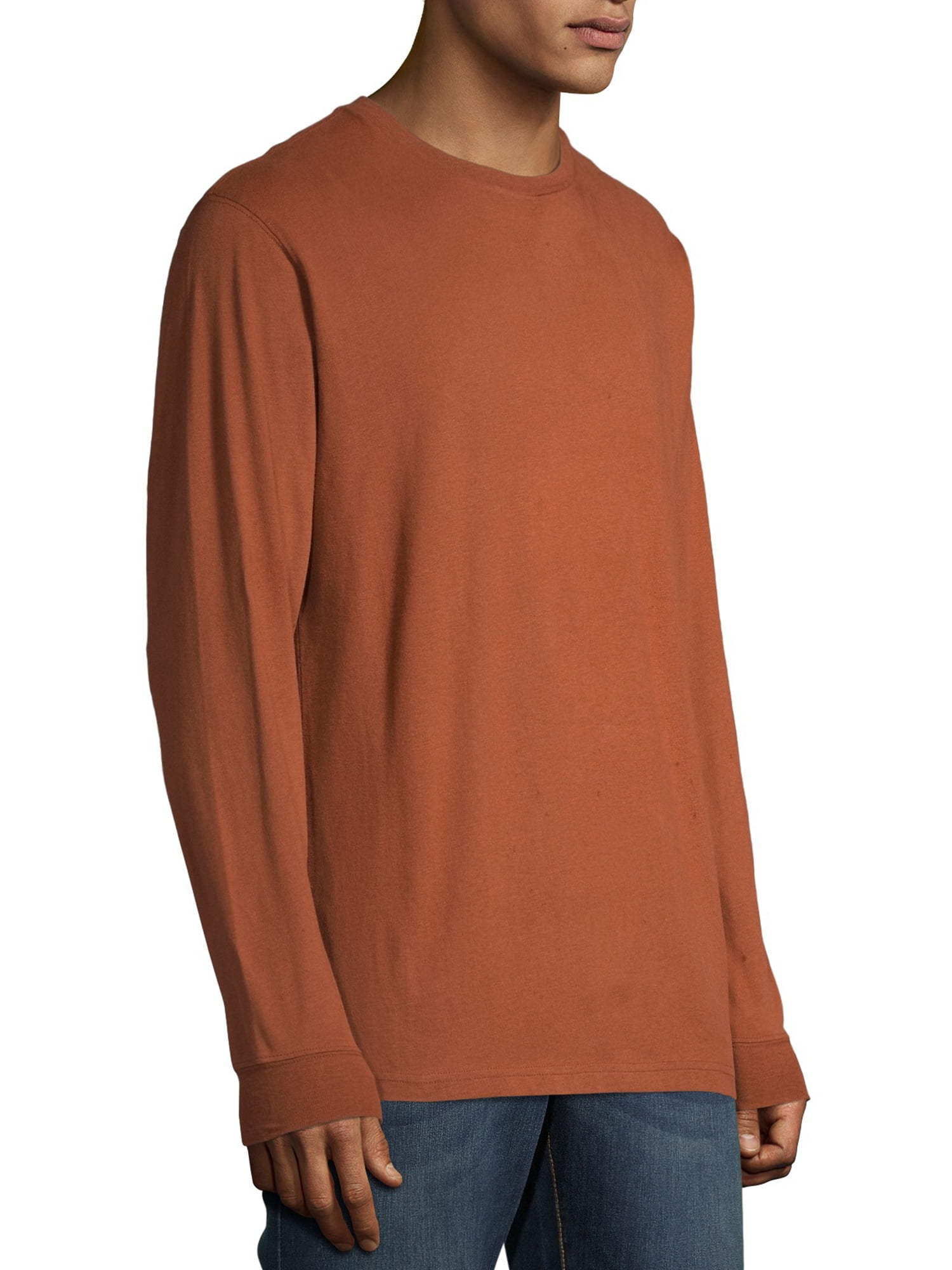George Men's Long Sleeve Crew Neck Tee