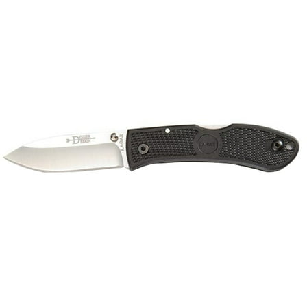 KA-BAR Dozier Hunter Pocket Knife 3" Drop Point CPM S35VN Black Blade Zytel Handle Black