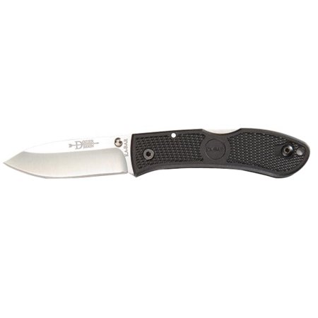 KA-BAR Dozier Hunter Pocket Knife 3 Drop Point CPM S35VN Black Blade Zytel Handle Black