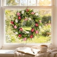 thumbnail image 6 of Spring Wreath Front Door Wreath Tulip Wreath Eucalyptus Wreath Porch Decor Greenery Wreath 14" Artificial Tulip Wreath for Spring Summer Home Decor Front Door Porch and Outdoor All Season, 6 of 8