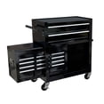 thumbnail image 6 of Aukfa Tool Box, 2 in 1 Steel Rolling Tool Chest & Cabinet on Wheels for Garage, 8-Drawers, Black, 6 of 17