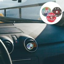 Raindrops Car Vent Clip Air Fresheners with Vintage Record Player Design, Assorted Colors, PE Material, 18 Pieces for Vehicle Use