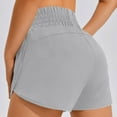 thumbnail image 5 of BLVB Women's Running Shorts with Zip Pockets High Waisted Athletic Workout Quick Dry Gym Shorts for Women, 5 of 6
