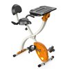 Home/Office Exercise Bike - Upright Bicycle Pedaling Fitness Machine with Laptop Tray