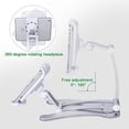 thumbnail image 3 of Kitchen Tablet iPad Stand Adjustable Holder Wall Mount for iPad Pro, Surface Pro, iPad Mini For 4-10.5 inch silver, 3 of 8