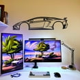 thumbnail image 3 of LaModaHome 2017 Aventador SV Metal Silhouette Wall Art, 3 of 5