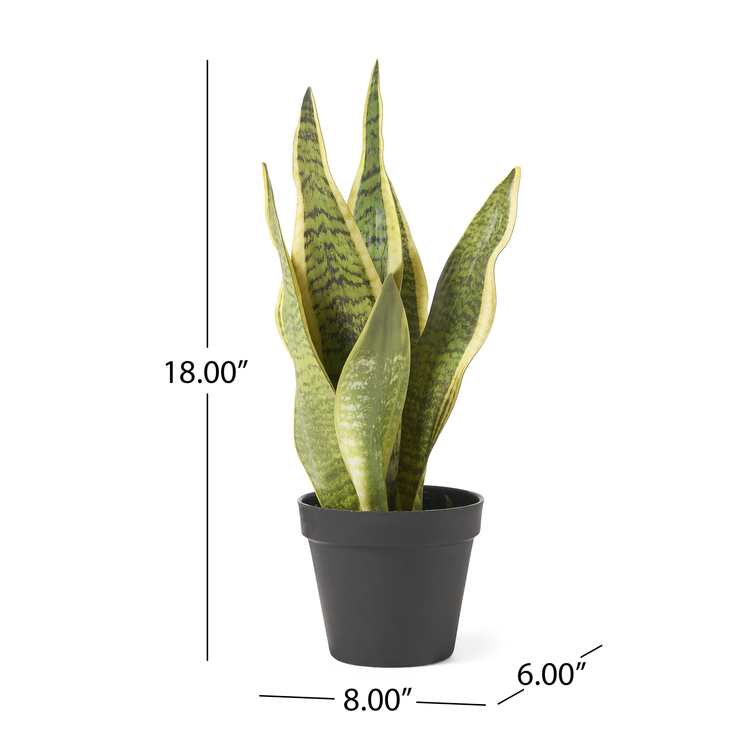 8 x 5 Artificial Snake Plant in Pot - Threshold™