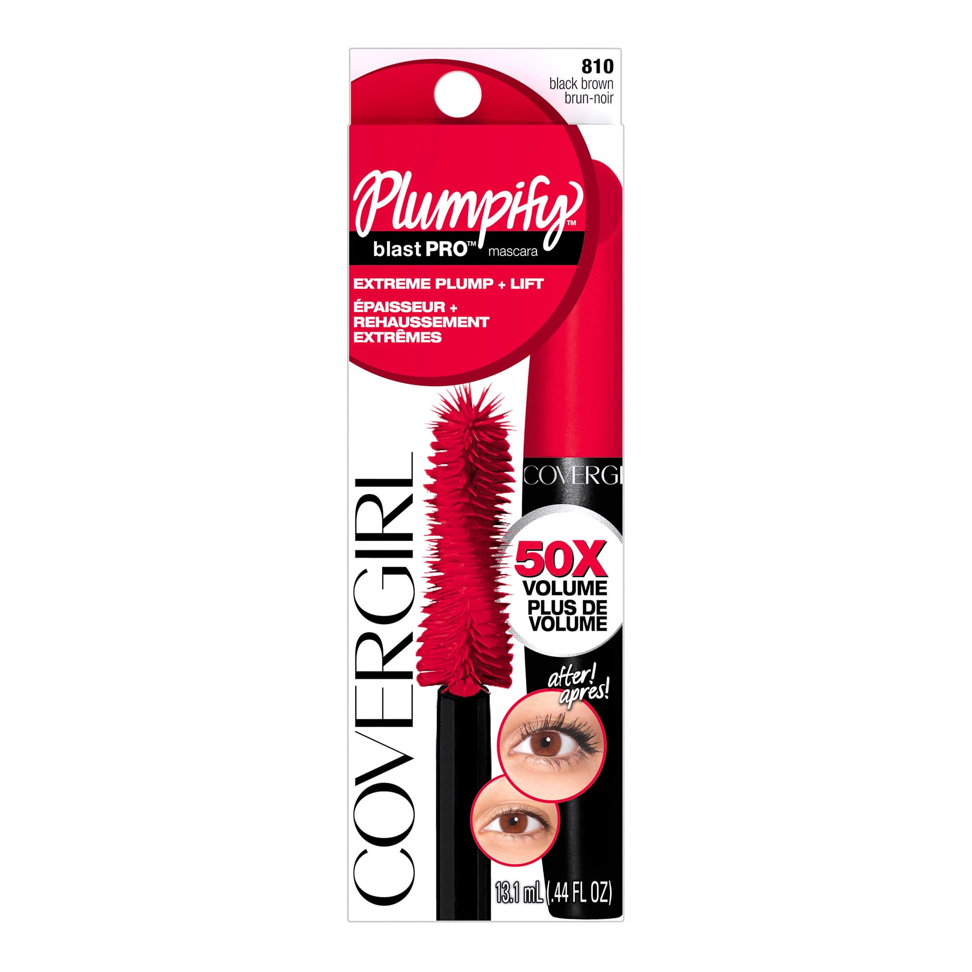 COVERGIRL Plumpify BlastPro Mascara, Black Brown, .44 fl oz (13ml)