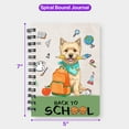 thumbnail image 5 of Hardworking Cairn Terrier Ready Back to School New Year Classes Spiral Bound Journal Cairns Dog Lover 5x7in Spiral Notebook - 12011, 5 of 5