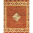 thumbnail image 1 of Ahgly Company Indoor Rectangle Abstract Orange Abstract Area Rugs, 7' x 9', 1 of 6