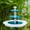 Green, variant on AISITIN 3 Tiered Bird Bath Fountain Detachable with USB Water Pump, Garden Decoration