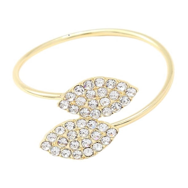 Servilleteros 12 piezas de botones de servilleta en forma de trébol de dos hojas dorado para bodas, hoteles, mesas, servilletas, anillos dorados