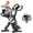 Red, variant on UPGO 5 IN 1 Folding Exercise Bike with 6.6 LBS Flywheel & 16 Levels of Resistance, 330LB Weight Capacity Indoor Workout Cycling Bike for Home Gym