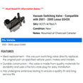 thumbnail image 2 of Vacuum Switching Valve - Compatible with 2001 - 2005 GS430 2002 2003 2004, 2 of 2