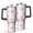 Pioneer Flower Floral-3, variant on 40oz Pioneer Flower Floral Print Pattern Insulated Tumbler with Handle, BPA-Free Leak Proof Lid and Straws, Double Wall Vacuum, Hot 12h/Cold 34h