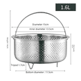 thumbnail image 4 of Mini olla arrocera con cesta para cocinar al vapor 304, cesta para cocinar al vapor con orificios finos, cesta para cocinar al vapor multifuncional, cesta para escurrir frutas, 4 of 4