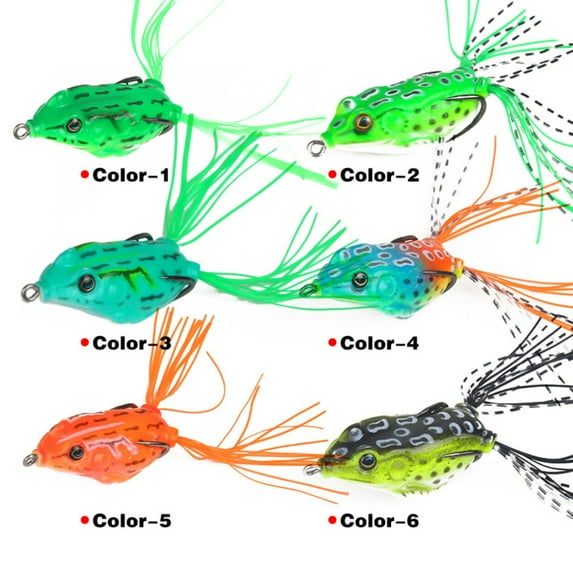 CDAR 6cm Freshwater Seawater Lifelike Fishing Bait Stimulation Frog Lure Supply Tool