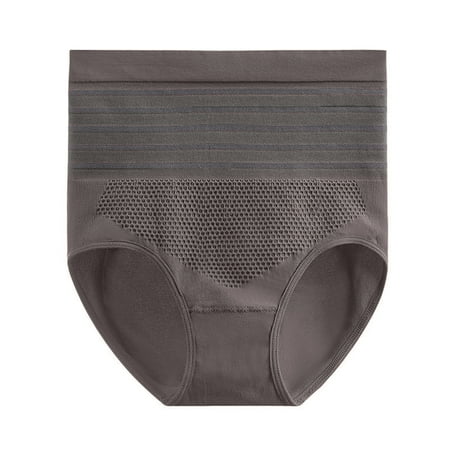 

Knosfe Breathable Underwear for Women Stretch Panties Women s Mid Waisted Briefs M