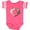 Football Pink and White, variant on Inktastic Cute Ferret Heart Boys or Girls Baby Bodysuit