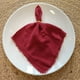 thumbnail image 1 of Nvzi Servilletas de tela de 16,53 x 16,53 pulgadas, juego de 4, servilletas de gasa de lino con flecos, servilletas suaves con flecos reutilizables para cenas, fiestas, Navidad, bodas (rojo oscuro), 1 of 4