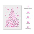 thumbnail image 2 of Plantilla de árbol de Navidad reutilizable de mylar, Stencil Revolution, 2 of 5