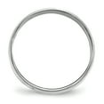 thumbnail image 2 of Primal Gold 10 Karat White Gold 6mm Lightweight Milgrain Half Round Band Size 12, 2 of 7