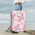thumbnail image 7 of Kuromi and My Melody Travel Luggage Cover Suitcase Protector Anti Scratch Suitcase Cover Washable Baggage Covers, 7 of 7