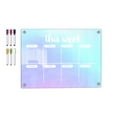 thumbnail image 2 of EGNMCR Refrigerator Magnet Colored Acrylic Week Plan Memo Message Board With Erasable Refrigerator Sticker 1ml Message Board, 2 of 8
