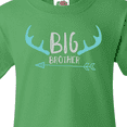 thumbnail image 4 of Inktastic Big Brother, Deer Antlers, Arrow - Blue Gray Youth T-Shirt, 4 of 5