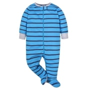 Onesies Brand Baby Boy Sleep N Plays Footed Pajamas, 4-Pack, Newborn - 6/9M