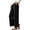 Black, variant on Edvintorg Sweats for Women Loose Casual Elastic Waisted Wide Leg Jogger Solid Color Athletic Pant with Pocket Plus Size Women Clothing Black S-3XL