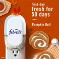 thumbnail image 3 of Plug In Air Freshener, Odor-Fighting Scented Oil Refill, Air Fresheners for Home and Bathroom and Kitchen, Long Lasting for Strong Odors, Pumpkin Roll Scent, 0.87oz Refills, 2 Count, 3 of 4