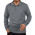 thumbnail image 4 of Krdevn Mens Shirts - Men's Trend Of Fall and Winter Tops Shirt Texture Texture Men's Sports Shirt,Mens Fall Shirts,Color:Grey,Size:XL, 4 of 7