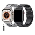 thumbnail image 1 of Correa Acero Para Apple Watch Ultra Serie 10/9/8/7/6 Se 2pcs, 1 of 8