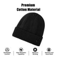 EALLCO Unisex Knit Beanie, Warm & Comfortable for Winter, Classic Cuffed Skull Cap
