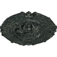 thumbnail image 3 of Ekena Millwork 16 1/2"OD x 2 3/8"P Southampton Ceiling Medallion, Hand-Painted Painted Turtle Crackle, 3 of 6