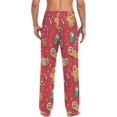 thumbnail image 2 of Top-kevin Cartoon Gingerbread Mens Pajama Pants with Drawstring Pockets Lounge Pants Casual Pajama Bottoms Men Sleep PJ Pants, 2 of 7