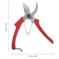 thumbnail image 2 of OUNONA  Red Steel Pruning Shears for Gardening Heavy Duty Tree Pruners, 2 of 8