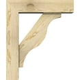 thumbnail image 3 of Ekena Millwork 6"W x 22"D x 26"H Funston Block Rough Sawn Bracket w/ Offset Brace, Douglas Fir, 3 of 25
