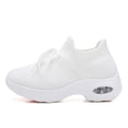 thumbnail image 7 of Rotm Slip On Shoes Women Womens Slip on Walking Shoes Comfort Lightweight Breathable Sock Shoe Non-Slip Mesh Casual Fashion Tennis Running Sneakers White,6.5, 7 of 7